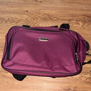 Purple  medium size duffle bag prodigy brand